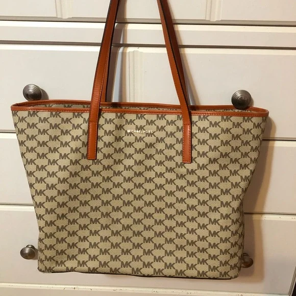 Michael kors bag mk print discount